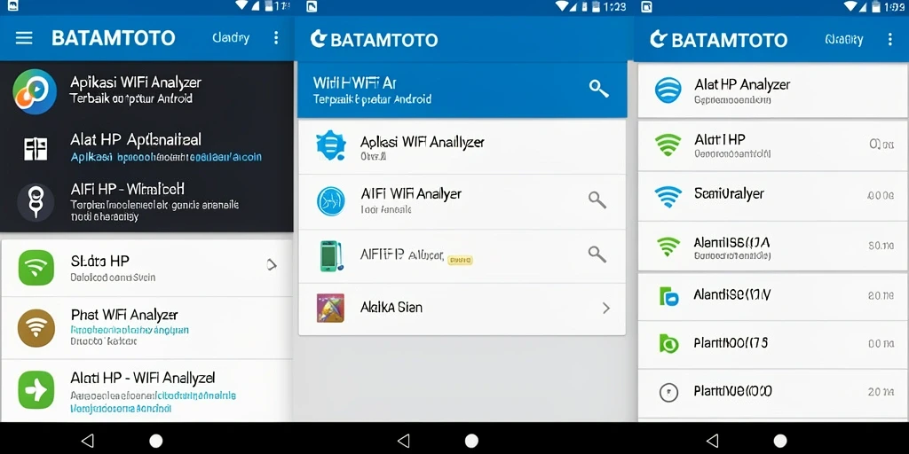Tampilan antarmuka aplikasi BATAMTOTO untuk analisis WiFi.