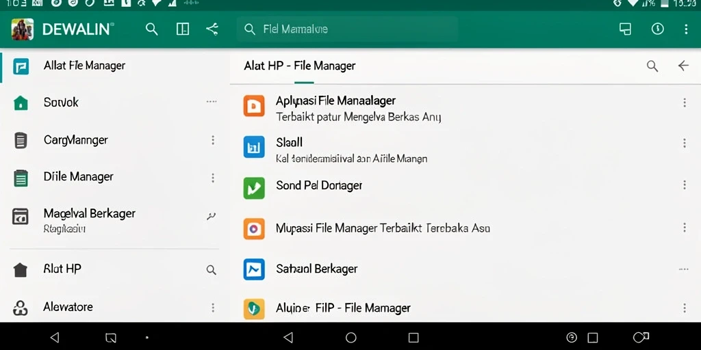 Tampilan antarmuka DEWALIN yang modern dan fungsi pengelolaan berkas.
